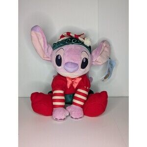 2024 Disney Parks Lilo & Stitch ANGEL Elf Holiday Christmas Plush 13”